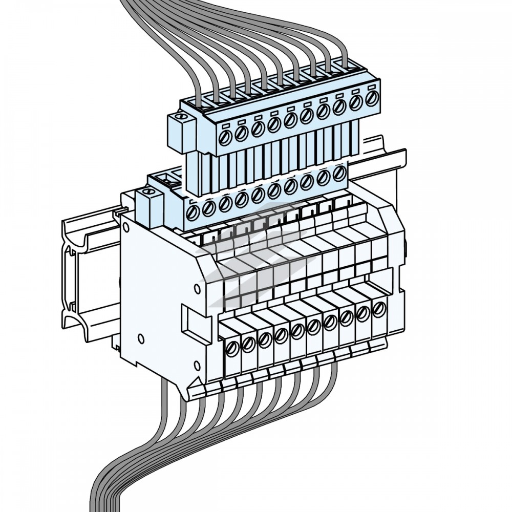 Клема LINERGY TA 10 ввід, 20 вивід PRISMASET, Schneider Electric