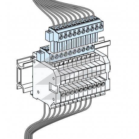 Клема LINERGY TA 10 ввід, 20 вивід PRISMASET, Schneider Electric