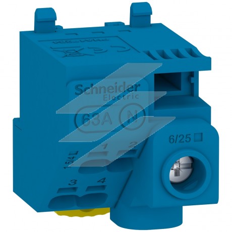 Клемний блок N, 5 отворів, Schneider Electric