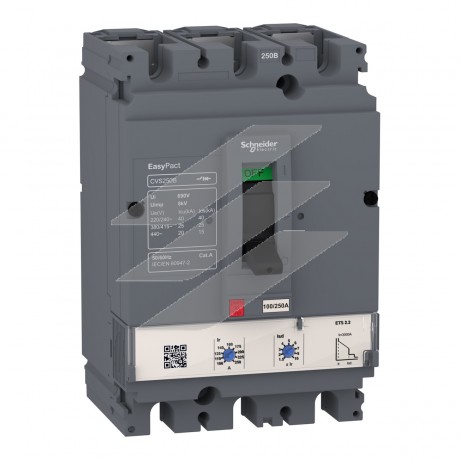 Автоматичний вимикач EASYPACT CVS160B ETS2 160А 25kA 3Р Schneider Electric