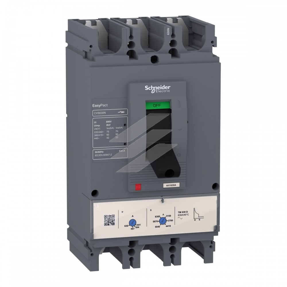 Автоматичний вимикач EASYPACT CVS400N TM400D 3P3D 50kA, Schneider Electric