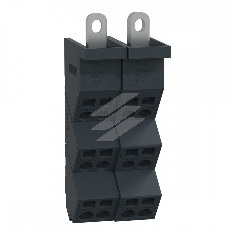 Розподільчий блок LINERGY DP/NSXm 3Р 160А PRISMASET, Schneider Electric