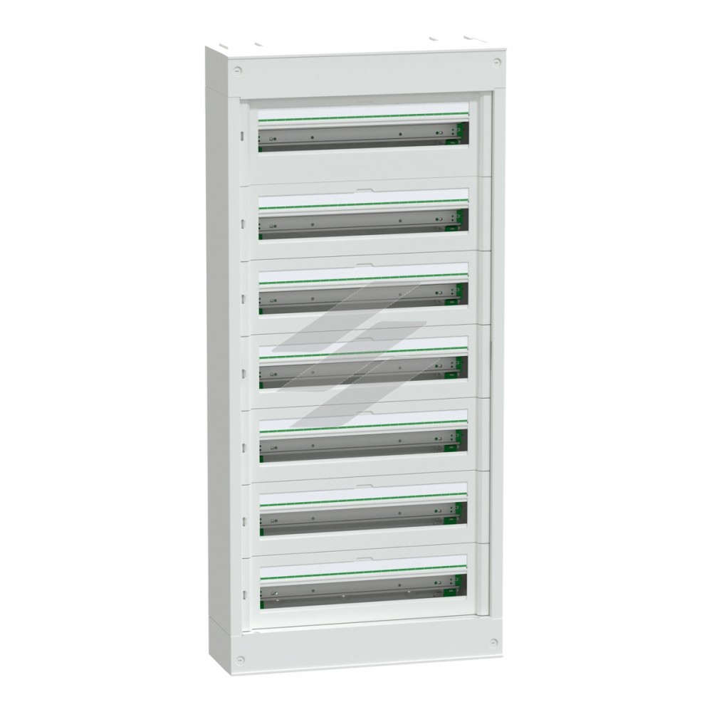 Розподільчий Щит накладний, 7 рядів, на 24 модулі, Schneider Electric