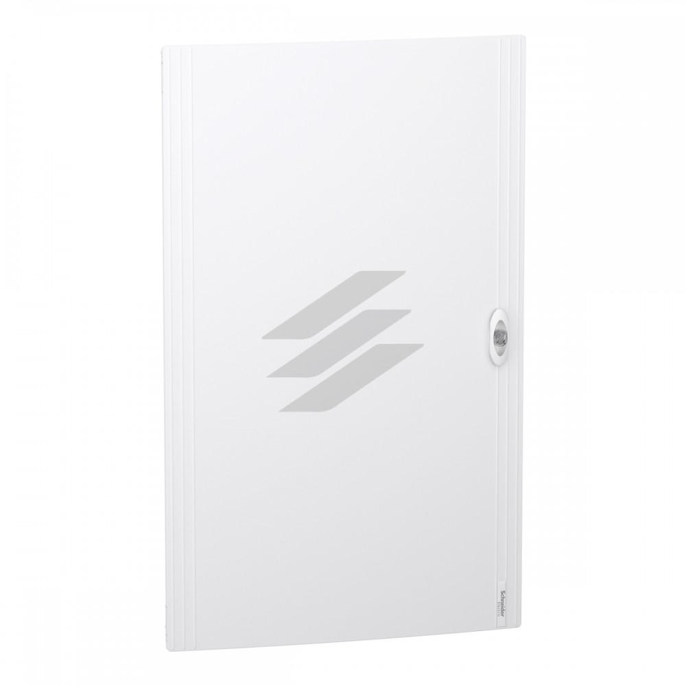 Двері суцільні білі, 5 полюсів, 24V модулі, Schneider Electric