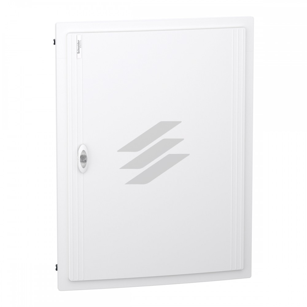 Розподільчий щит врізний 4Р на 24 модулі, білі двері, Schneider Electric