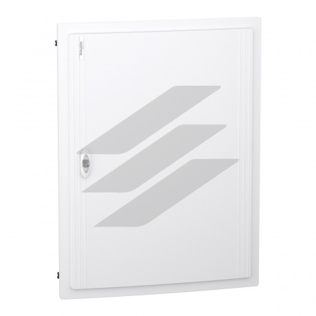 Розподільчий щит врізний 4Р на 24 модулі, білі двері, Schneider Electric