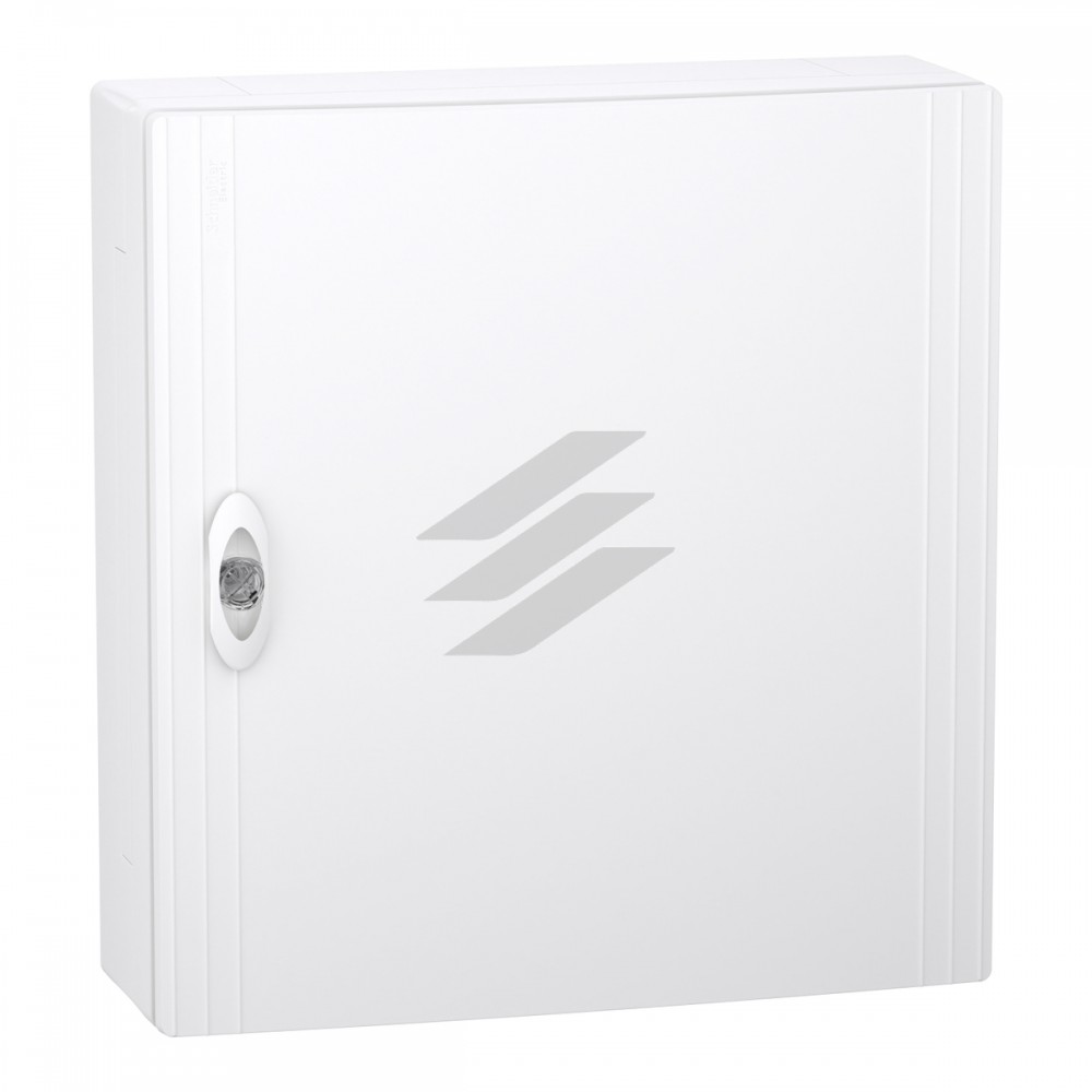 Розподільчий Щит накладний 2Р 18 модулів, білі двері, Schneider Electric