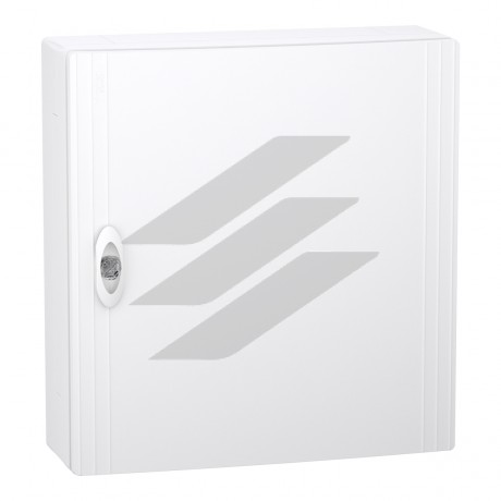 Розподільчий Щит накладний 2Р 18 модулів, білі двері, Schneider Electric