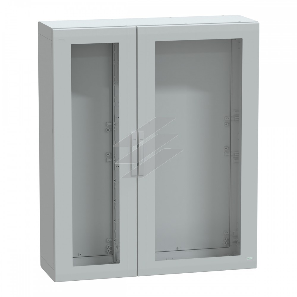 Шафа PLA 1500x1250x420 IP65, прозорі двері, Schneider Electric