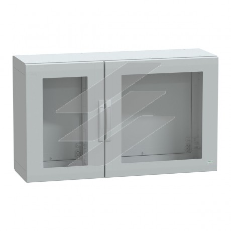 Шафа PLA 750x1250x420 IP65 прозорі двері, Schneider Electric