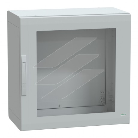 Шафа PLA 750x750x420 IP65 прозорі двері, Schneider Electric