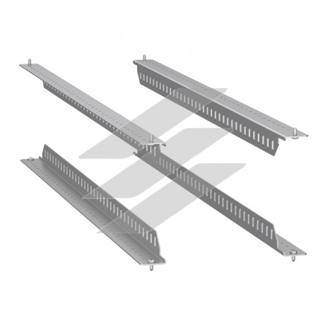 4 кронштейна стойки 19'' 1000 шкафа SPACIAL, Schneider Electric