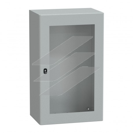 Шафа S3D В1000xШ600xГ400.прозорі двері, Schneider Electric