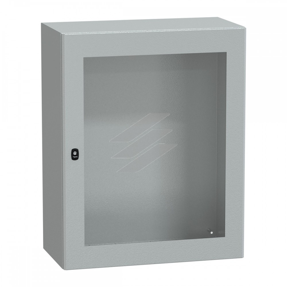 Шафа S3D В1000xШ800xГ400.прозорі двері, Schneider Electric