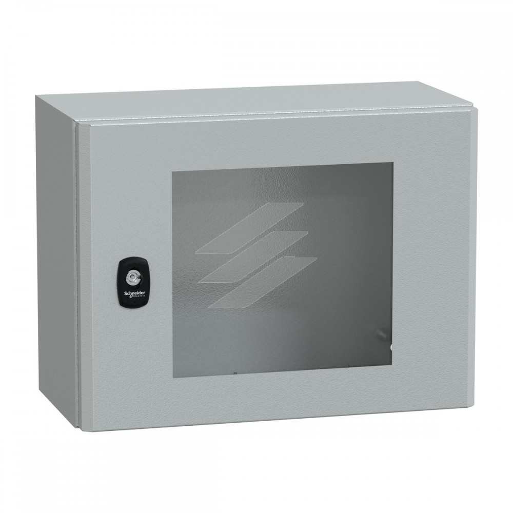 Шафа S3D, прозорі двері, 300x400x200, Schneider Electric