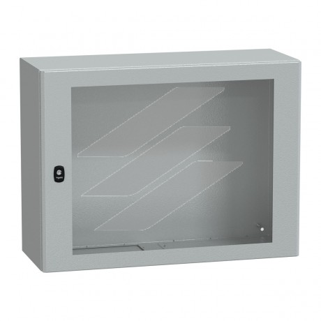 Шафа S3D В600xШ800xГ300.прозорі двері, Schneider Electric