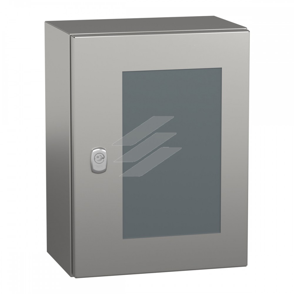 Шафа S3X нержавіюча сталь, прозорі двері, 400x300x200, Schneider Electric