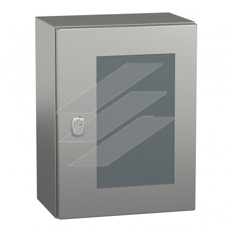 Шафа S3X нержавіюча сталь, прозорі двері, 400x300x200, Schneider Electric