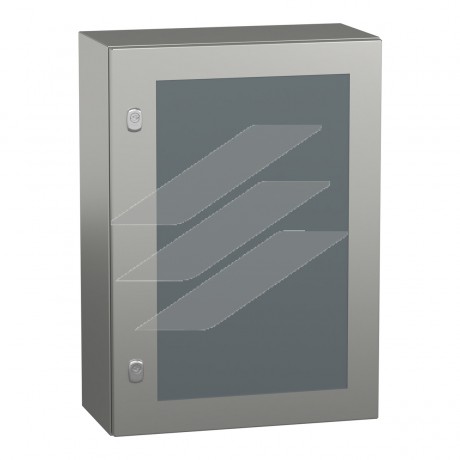 Шафа S3X нержавіюча сталь, прозорі двері, 700x500x250, Schneider Electric