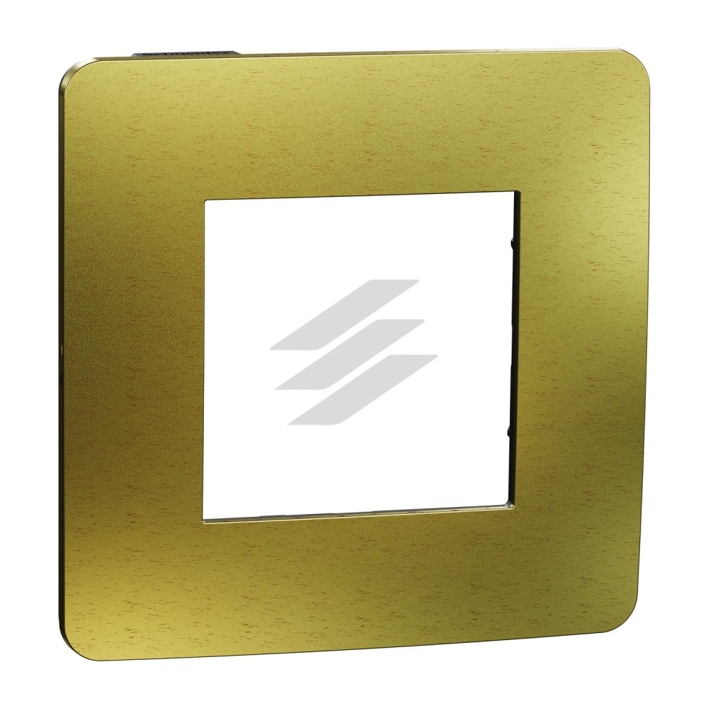 Рамка 1-постова матове золото, антрацит, Schneider Electric