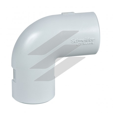 Коліно труби d25мм, Mureva, RAL7035, Schneider Electric