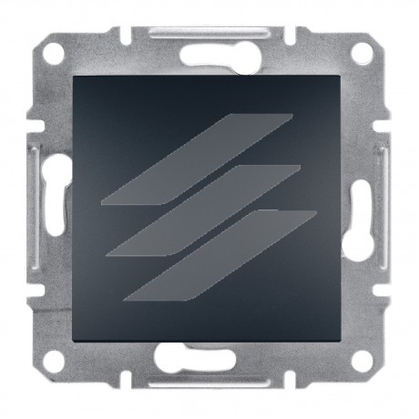 Заглушка, антрацит, серія Asfora, Schneider Electric