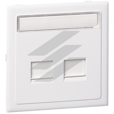 Лицьова панель 2-портова, Schneider Electric
