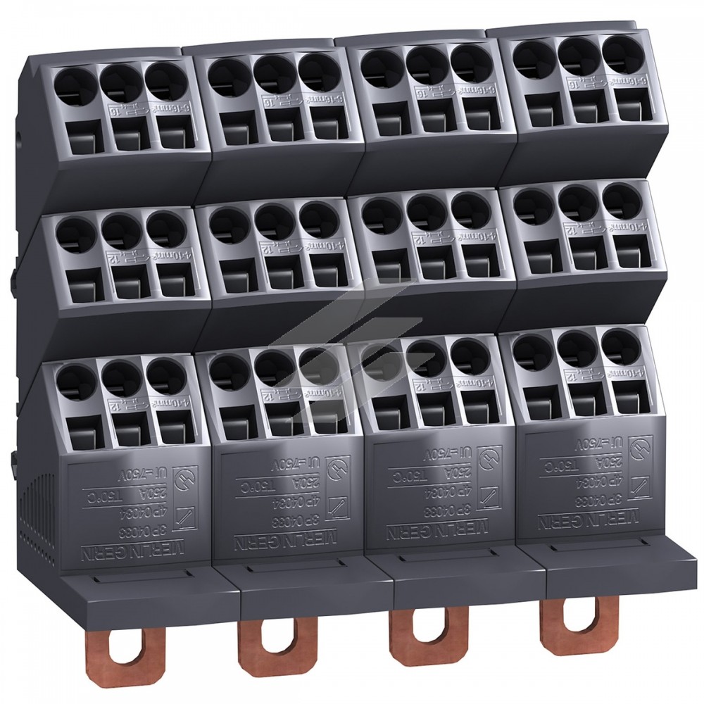 Розподільчий блок LINERGY DP, 250А 4Р PRISMASET, Schneider Electric