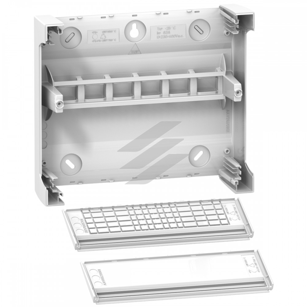 Змінні пластини 12 шт. 4 модулі, білі, Schneider Electric