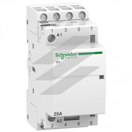 Контактор модульний iCT 25A 4NO, 24V, ~50Гц, Schneider Electric