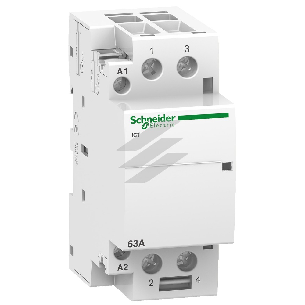 Контактор модульний iCT 63A 2NO 24V ~ 50Гц, Schneider Electric