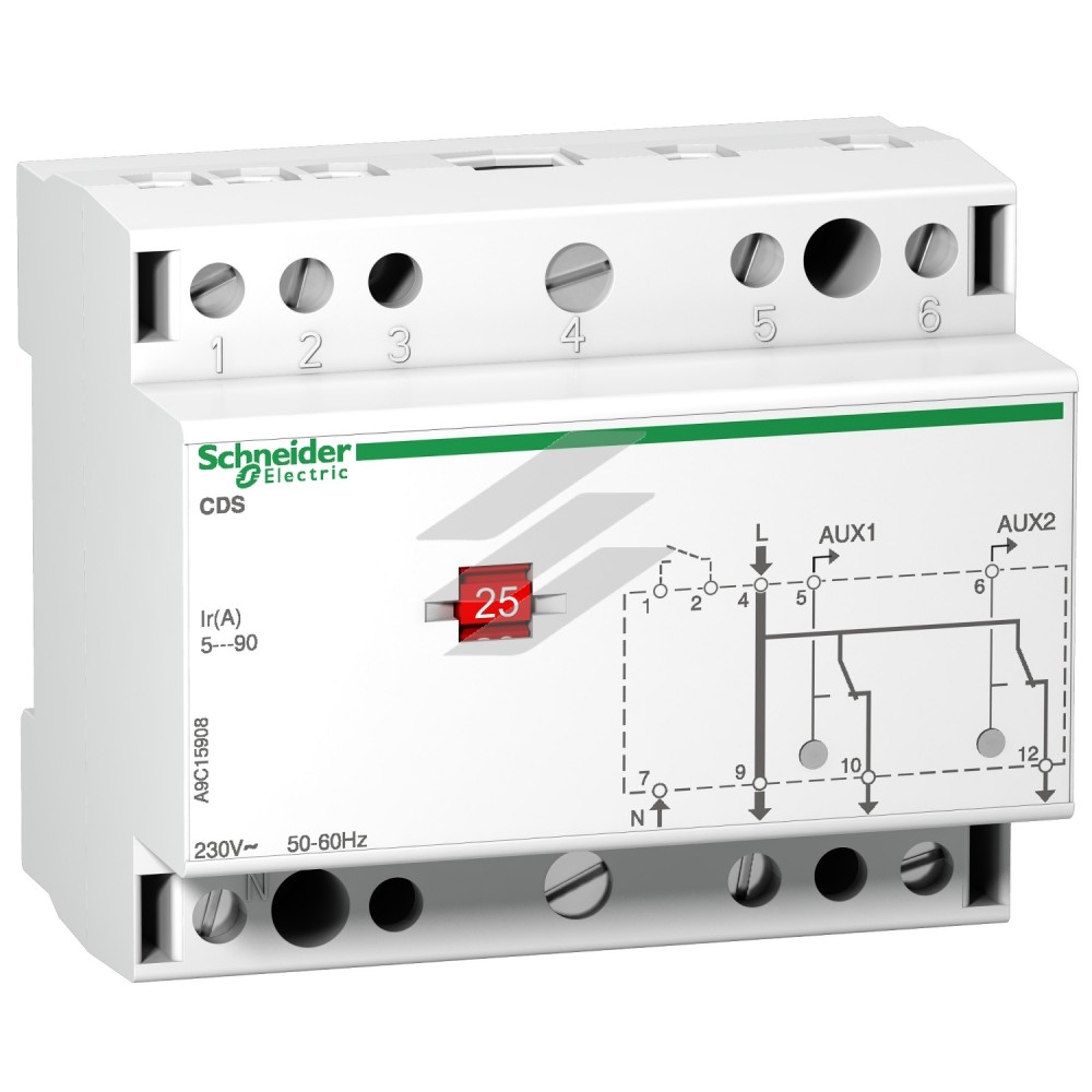 Реле відключення непріоритетного навантаження Cds 1Р 220В, Schneider Electric