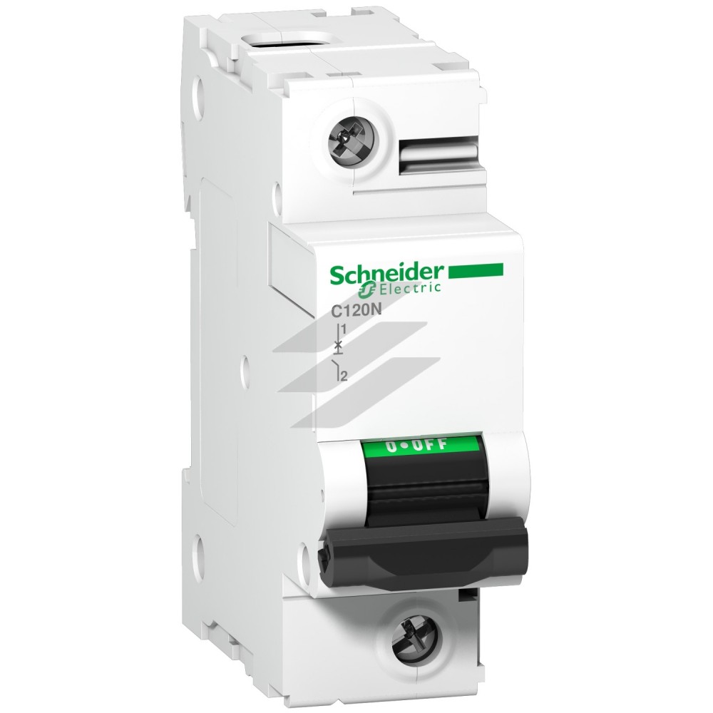 Автоматичний вимикач Acti9 C120N 1Р 100A, крива відключення C, Schneider Electric