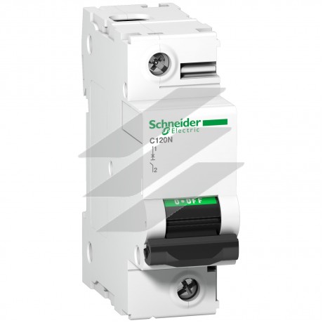 Автоматичний вимикач Acti9 C120N 1Р 100A, крива відключення C, Schneider Electric