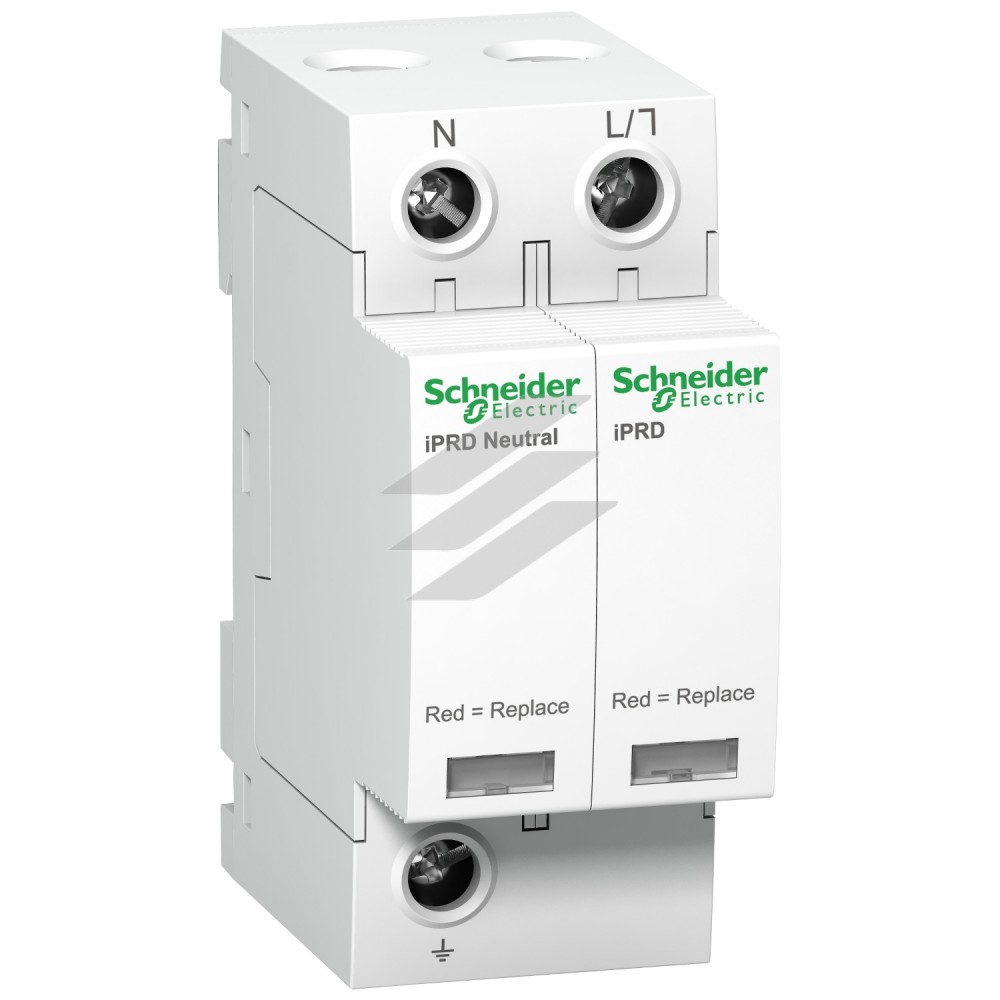 Обмежувач перенапруг iPRD40r 40/15kA 350V 1P+N+ сигнальний контакт, Schneider Electric