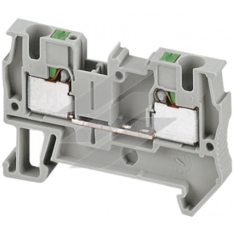 2 контактна натискна клема 4 мм сіра, Schneider Electric