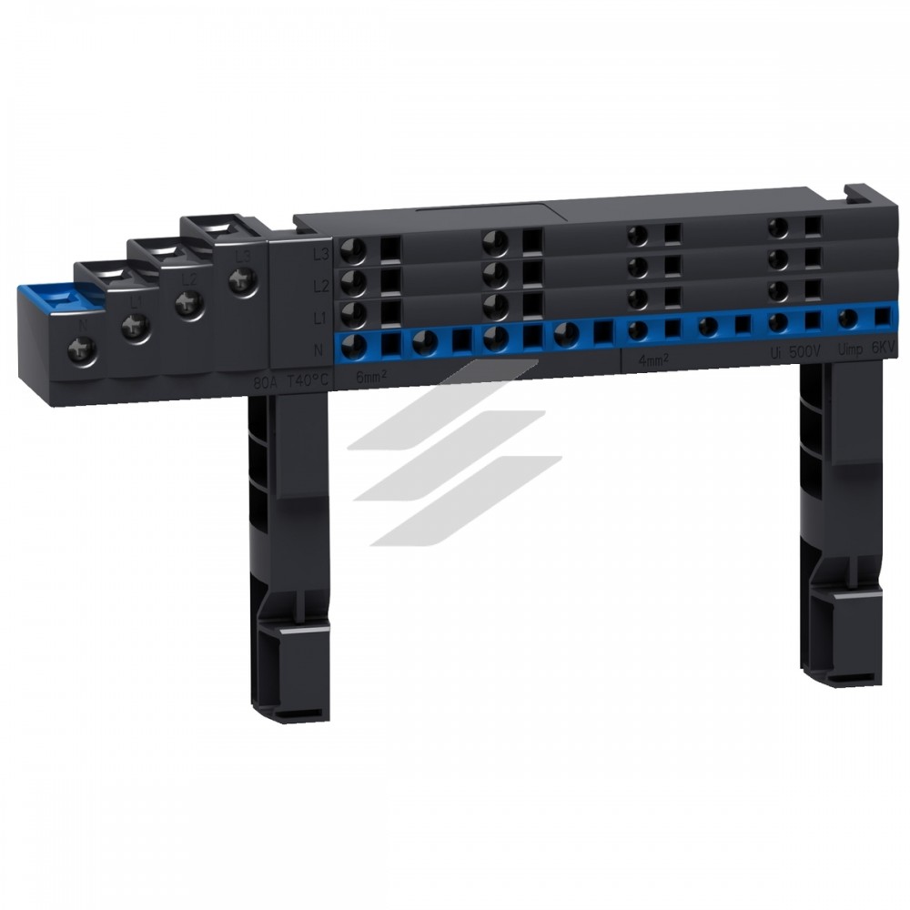 Розподільчий блок 1/2 LINERGY FM 63А 4Р PRISMASET, Schneider Electric