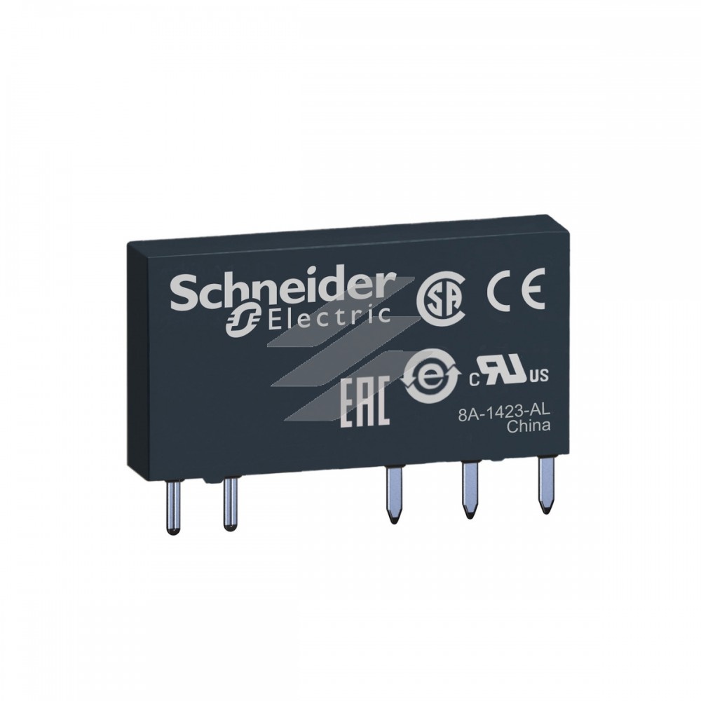 Реле RSL, 1 C/O, контакт золото, 6А, =60В, Schneider Electric