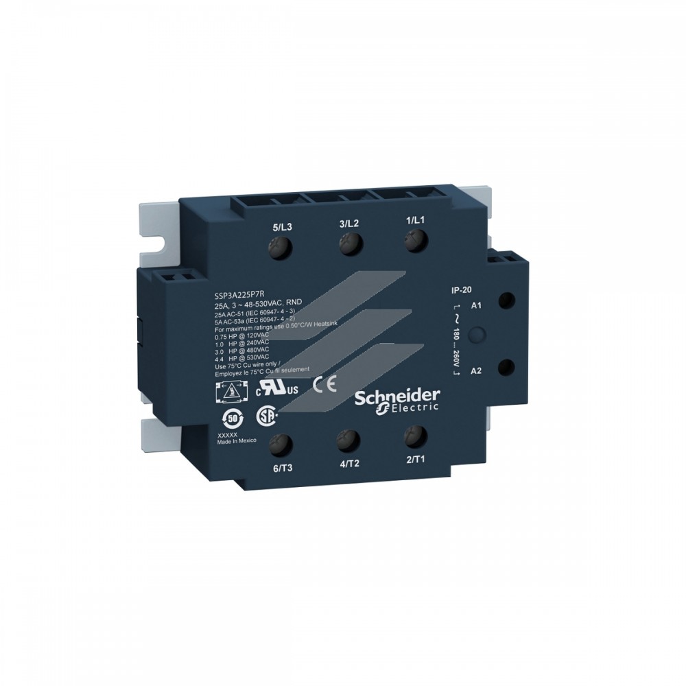 Реле напівпровідникове 3 фази 25А, 24V /530В, Schneider Electric