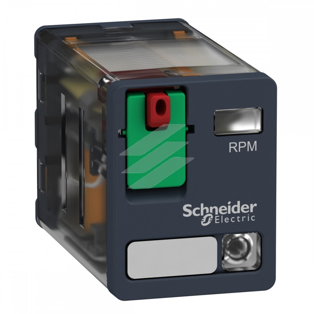 Реле силове, 2CO, світлодіод, 24V, Schneider Electric