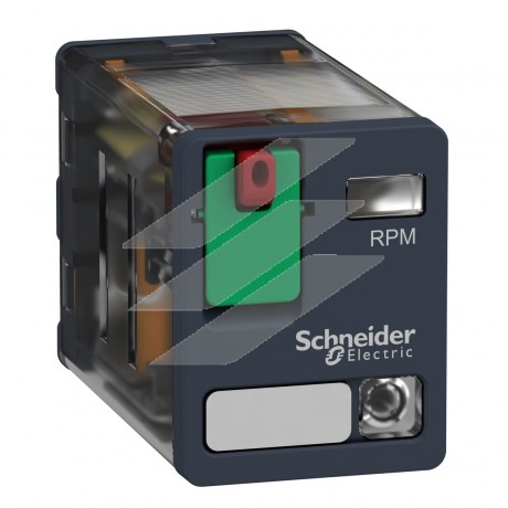 Реле силове, 2CO, світлодіод, 24V, Schneider Electric