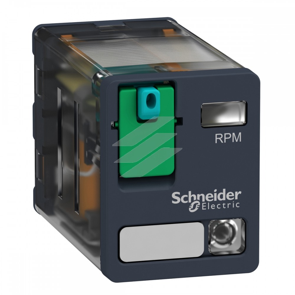 Реле силове, 2CO, світлодіод, 24V, Schneider Electric