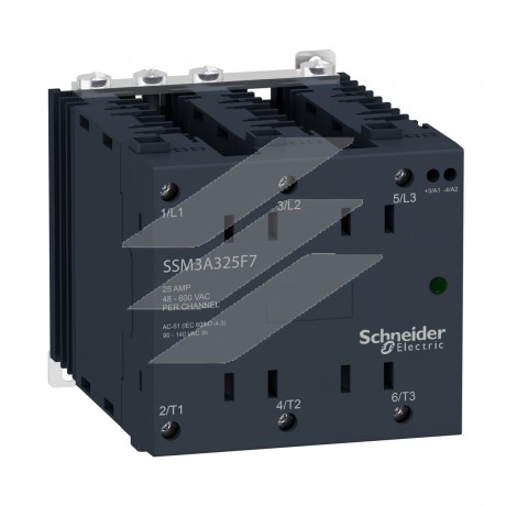 Реле напівпровідникове 3 фази 25А, 24V, 380В, Schneider Electric