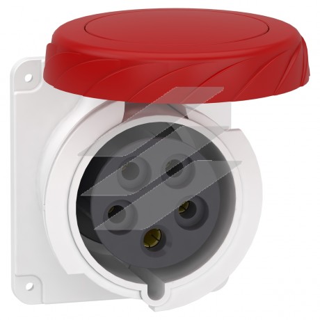 Розетка Mureva щитова пряма, 32А, 3Р+N+E, 415B, IP67, Schneider Electric