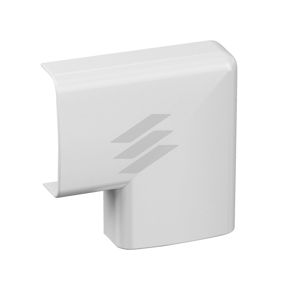 Кут кабель-канала плаский 18x20 OL, пластиковий, білий колір, Schneider Electric