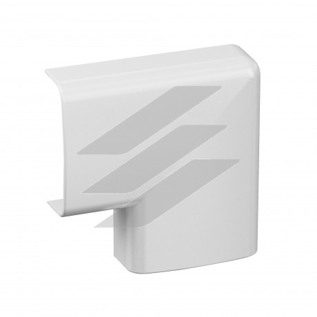 Кут кабель-канала плаский 18x20 OL, пластиковий, білий колір, Schneider Electric