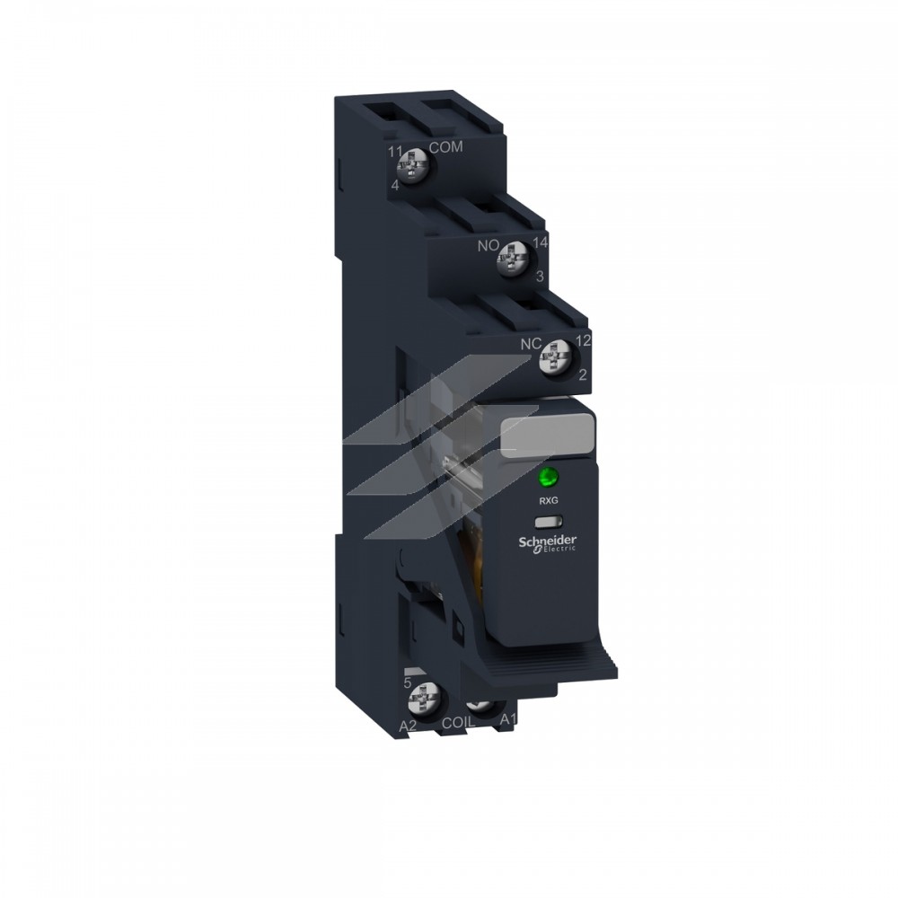 Реле електромеханічне інтерфейсне в зборі, 1CO, 24V, Schneider Electric