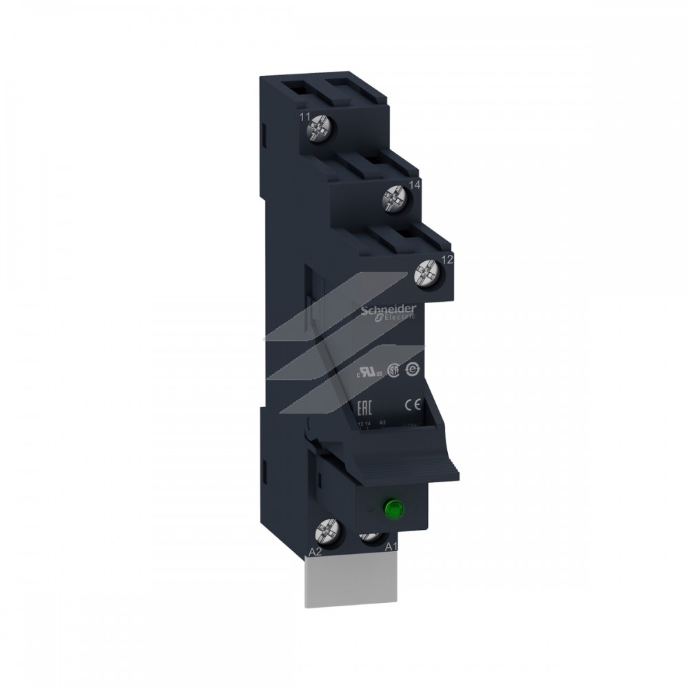 Реле електромеханічне інтерфейсне в зборі, 1CO, 24V, Schneider Electric