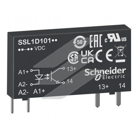 Реле напівпровідникове 1 N/O, 2А, =12В, 280В, Schneider Electric