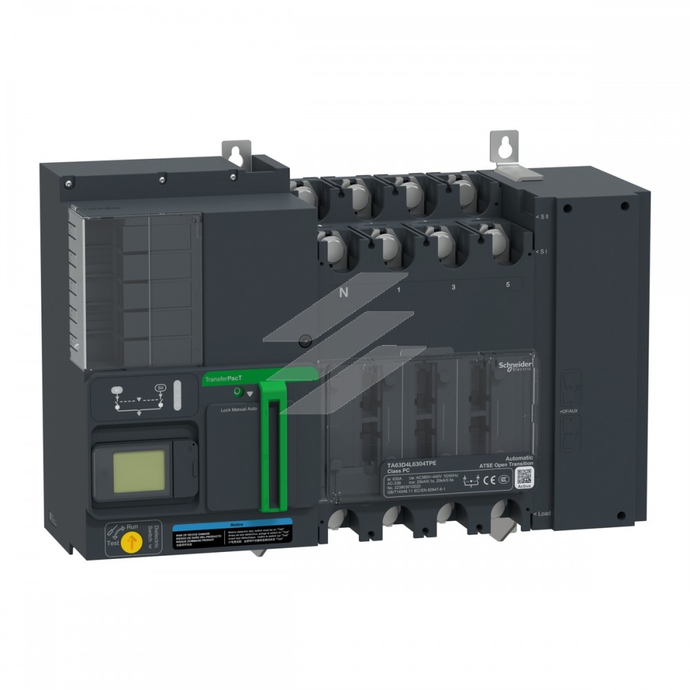 АВР TRANSFERPACT TA63 4Р Ie=400А з екраном, Schneider Electric